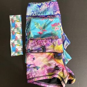 S-xs stretchy cross fit shorts